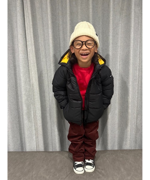 Moujonjon(ムージョンジョン)の「ナイロン中綿入りジャケット(ナイロンジャケット・キッズ・ピンク/ブルー/イエロー/ブラック/レッド・110/140/130/120/100/90)」の21枚目の写真