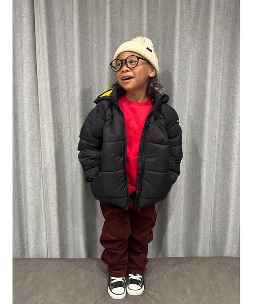 Moujonjon（ムージョンジョン）の「ナイロン中綿入りジャケット