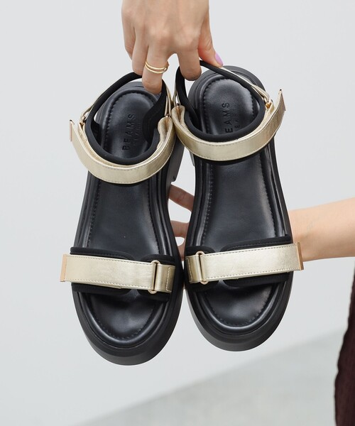BEAMS HEART(ビームスハート)の「BEAMS HEART / 厚底 スポーツサンダル(サンダル・レディース・シルバー/ブラック/ゴールド・LARGE/MEDIUM/SMALL)」の17枚目の写真