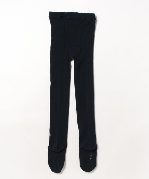 HAKKA KIDS（ハッカキッズ）の「ワンポイントリボンジャカードタイツ（タイツ/ストッキング・キッズ・オフホワイト/ネイビー/杢グレー・M/S）」の4枚目の写真