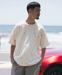B:MING by BEAMS | B:MING by BEAMS / スプラッシュ プリント ショートスリーブ Tシャツ(Tシャツ/カットソー)