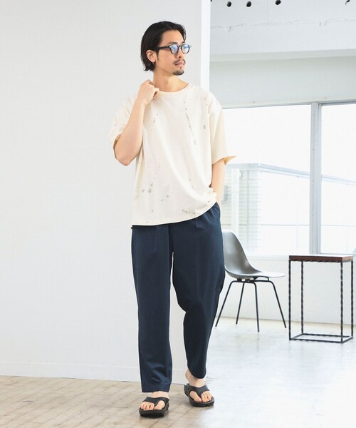 B:MING by BEAMS（ビーミングバイビームス）の「スプラッシュ プリント ショートスリーブ Tシャツ（Tシャツ/カットソー・メンズ・ホワイト系その他5/グリーン系その他・LARGE/MEDIUM/SMALL/X-LARGE）」の14枚目の写真