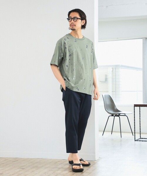 B:MING by BEAMS（ビーミングバイビームス）の「スプラッシュ プリント ショートスリーブ Tシャツ（Tシャツ/カットソー・メンズ・ホワイト系その他5/グリーン系その他・LARGE/MEDIUM/SMALL/X-LARGE）」の16枚目の写真