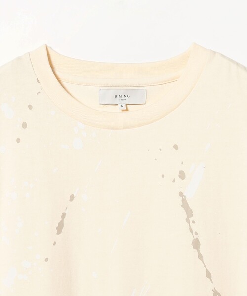 B:MING by BEAMS（ビーミングバイビームス）の「スプラッシュ プリント ショートスリーブ Tシャツ（Tシャツ/カットソー・メンズ・ホワイト系その他5/グリーン系その他・LARGE/MEDIUM/SMALL/X-LARGE）」の10枚目の写真