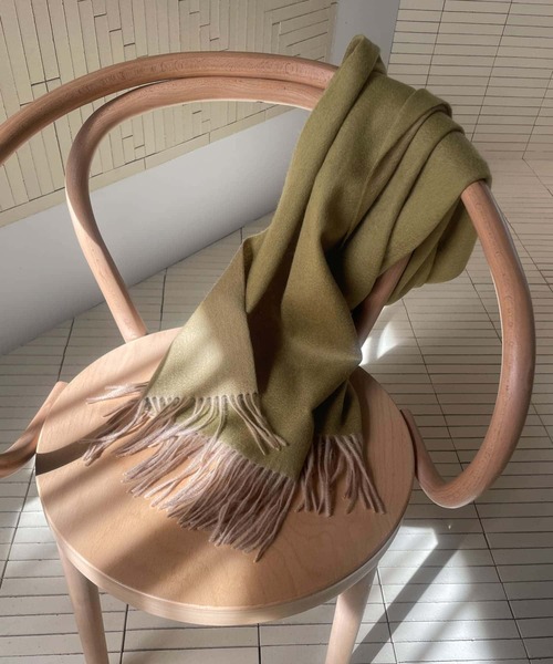 URBAN RESEARCH DOORS（アーバンリサーチドアーズ）の「リバーシブルストール（ストール/ショール・レディース・グリーン系その他/グレー系その他/ベージュ系その他・ONE）」の11枚目の写真
