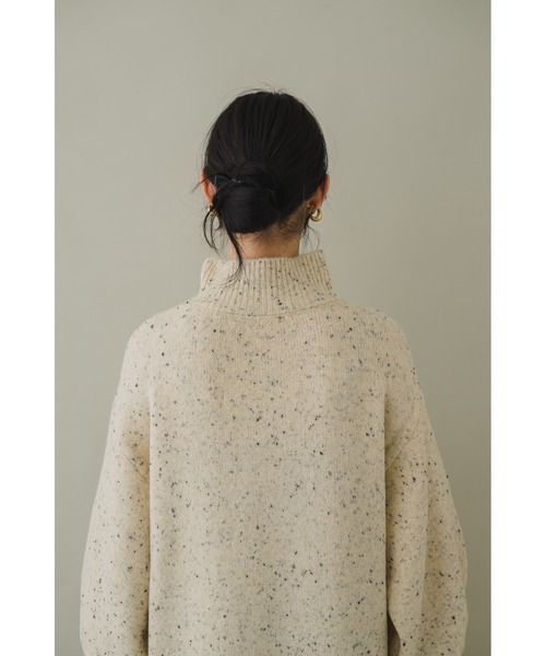 KATHARINE ROSS（キャサリンロス）の「【KATHARINE ROSS】【ZOZO限定】ネップストレートラインニットワンピース（ワンピース・レディース・ベージュ/ブラック/モカ・MEDIUM）」の12枚目の写真