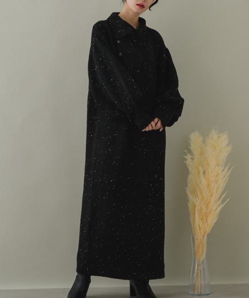 KATHARINE ROSS（キャサリンロス）の「【KATHARINE ROSS】【ZOZO限定】ネップストレートラインニットワンピース（ワンピース・レディース・ベージュ/ブラック/モカ・MEDIUM）」の19枚目の写真