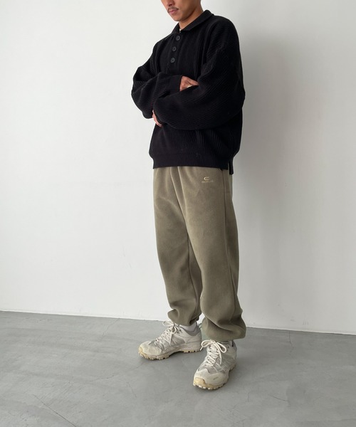 CANAL JEAN（キャナルジーン）の「choice_cnl　フリースジョガーパンツ（スウェットパンツ・レディース・グレー/ベージュ・MEDIUM/LARGE）」の15枚目の写真