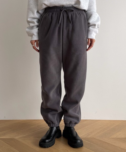 CANAL JEAN（キャナルジーン）の「choice_cnl　フリースジョガーパンツ（スウェットパンツ・レディース・グレー/ベージュ・MEDIUM/LARGE）」の16枚目の写真