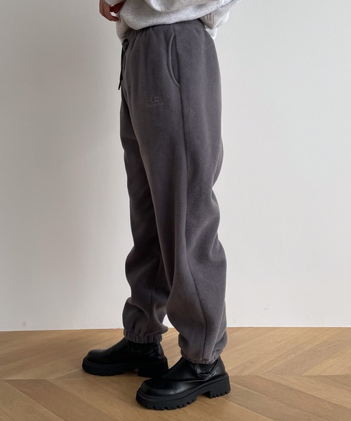 CANAL JEAN（キャナルジーン）の「choice_cnl　フリースジョガーパンツ（スウェットパンツ・レディース・グレー/ベージュ・MEDIUM/LARGE）」の17枚目の写真