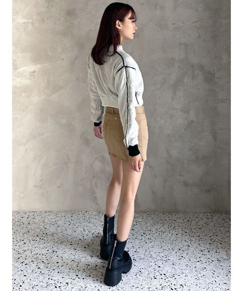 EMODA(エモダ)の「ホールレイヤードニット(ニット/セーター・レディース・ブルー/ブラック/ホワイト/グレー・FREE)」の15枚目の写真