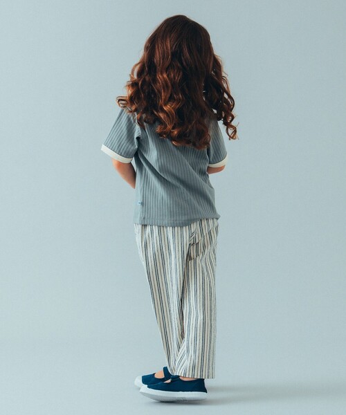 こども ビームス（コドモビームス）の「こども ビームス / リブ リンガー Tシャツ 24（100～140cm）（Tシャツ/カットソー・キッズ・その他/ミント・140/100/130/120/110）」の5枚目の写真