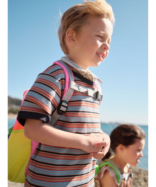 こども ビームス（コドモビームス）の「こども ビームス / リブ リンガー Tシャツ 24（100～140cm）（Tシャツ/カットソー・キッズ・その他/ミント・140/100/130/120/110）」の7枚目の写真