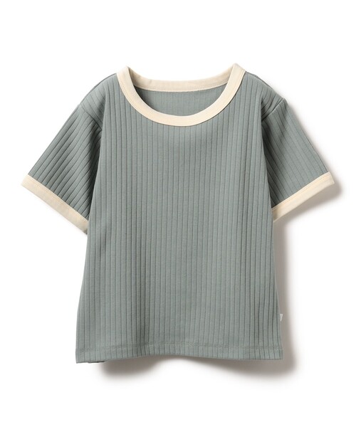 こども ビームス（コドモビームス）の「こども ビームス / リブ リンガー Tシャツ 24（100～140cm）（Tシャツ/カットソー・キッズ・その他/ミント・140/100/130/120/110）」の13枚目の写真
