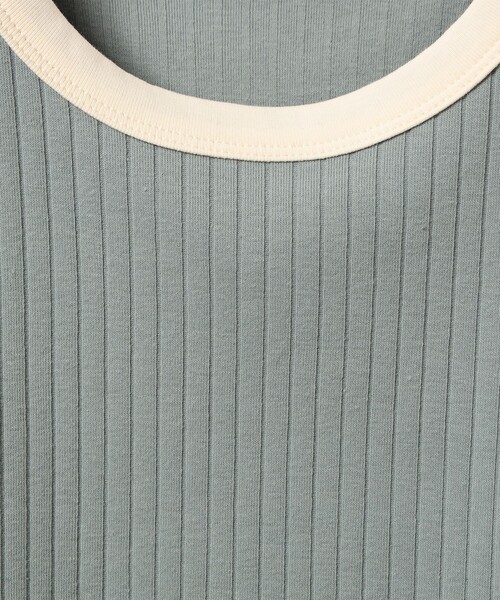 こども ビームス（コドモビームス）の「こども ビームス / リブ リンガー Tシャツ 24（100～140cm）（Tシャツ/カットソー・キッズ・その他/ミント・140/100/130/120/110）」の14枚目の写真