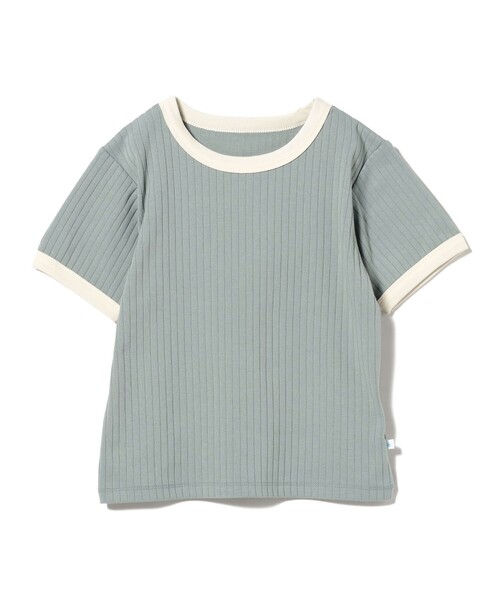 こども ビームス（コドモビームス）の「こども ビームス / リブ リンガー Tシャツ 24（100～140cm）（Tシャツ/カットソー・キッズ・その他/ミント・140/100/130/120/110）」の21枚目の写真