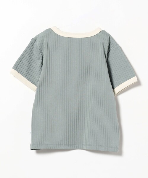 こども ビームス（コドモビームス）の「こども ビームス / リブ リンガー Tシャツ 24（100～140cm）（Tシャツ/カットソー・キッズ・その他/ミント・140/100/130/120/110）」の22枚目の写真