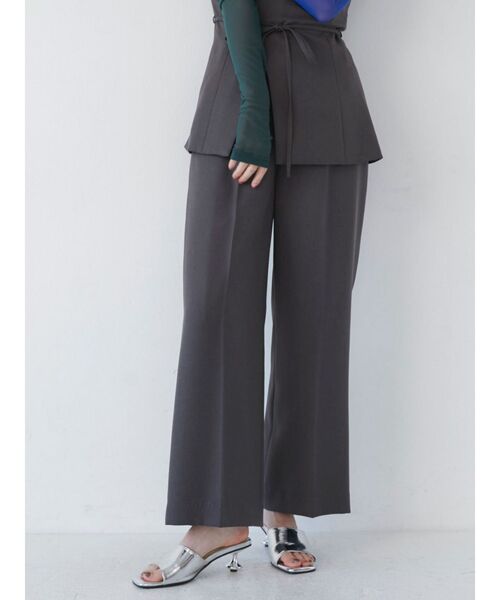 【セール】【SET UP対応】パウダーツイルタックパンツ（その他パンツ）｜MURUA（ムルーア）