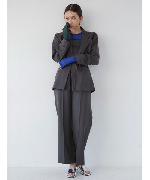 【セール】【SET UP対応】パウダーツイルタックパンツ（その他パンツ）｜MURUA（ムルーア）