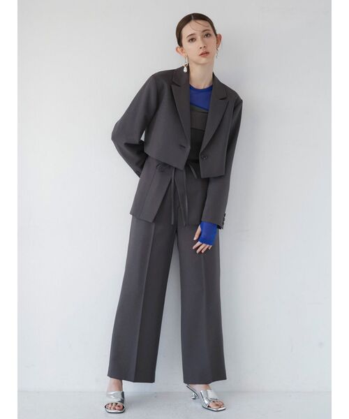 【セール】【SET UP対応】パウダーツイルタックパンツ（その他パンツ）｜MURUA（ムルーア）