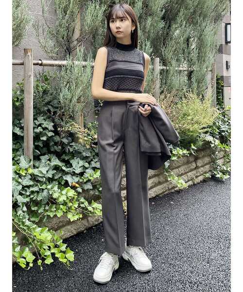 【セール】【SET UP対応】パウダーツイルタックパンツ（その他パンツ）｜MURUA（ムルーア）