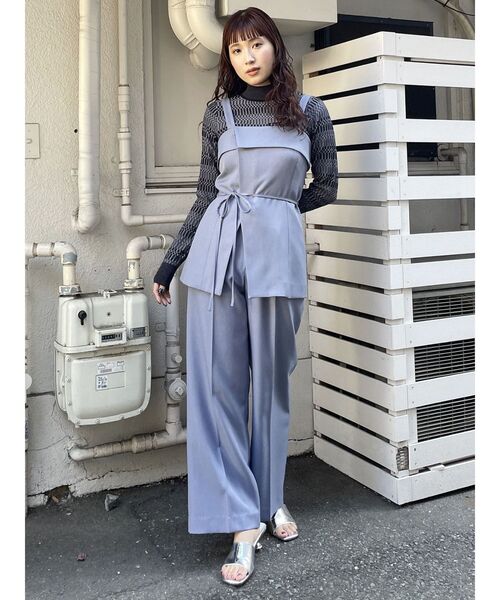 【セール】【SET UP対応】パウダーツイルタックパンツ（その他パンツ）｜MURUA（ムルーア）