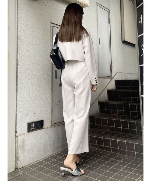 【セール】【SET UP対応】パウダーツイルタックパンツ（その他パンツ）｜MURUA（ムルーア）