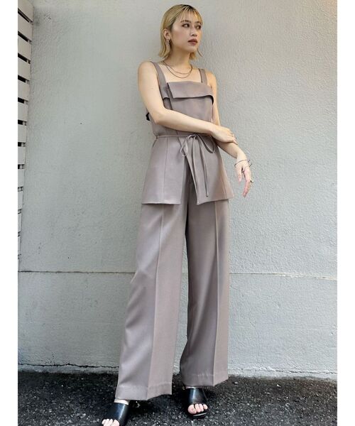 【セール】【SET UP対応】パウダーツイルタックパンツ（その他パンツ）｜MURUA（ムルーア）