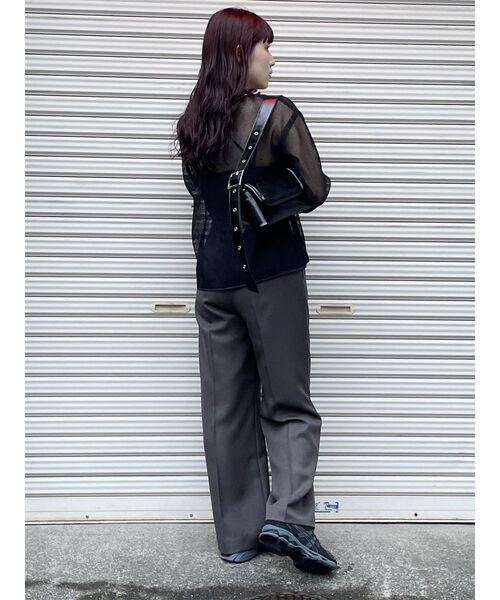 【セール】【SET UP対応】パウダーツイルタックパンツ（その他パンツ）｜MURUA（ムルーア）