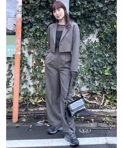 【セール】【SET UP対応】パウダーツイルタックパンツ（その他パンツ）｜MURUA（ムルーア）