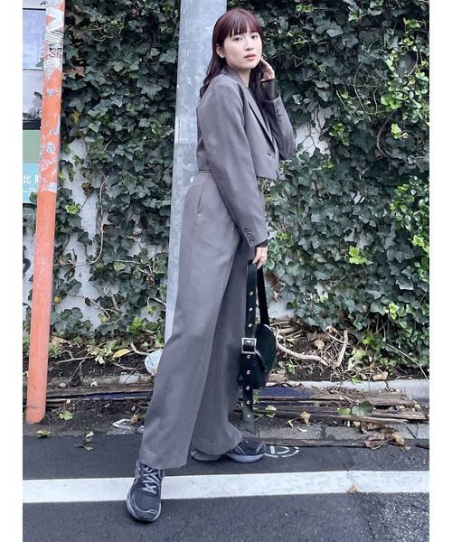 【セール】【SET UP対応】パウダーツイルタックパンツ（その他パンツ）｜MURUA（ムルーア）