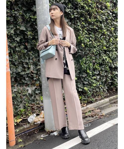 【セール】【SET UP対応】パウダーツイルタックパンツ（その他パンツ）｜MURUA（ムルーア）