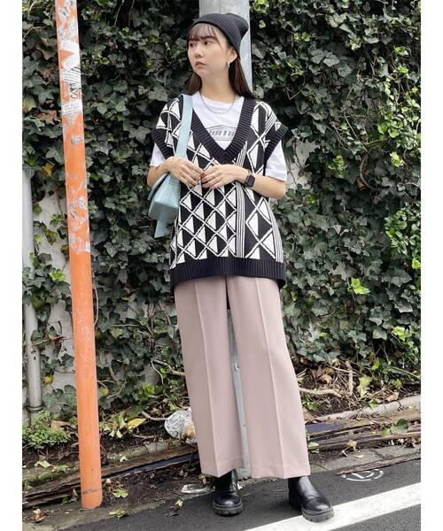 【セール】【SET UP対応】パウダーツイルタックパンツ（その他パンツ）｜MURUA（ムルーア）