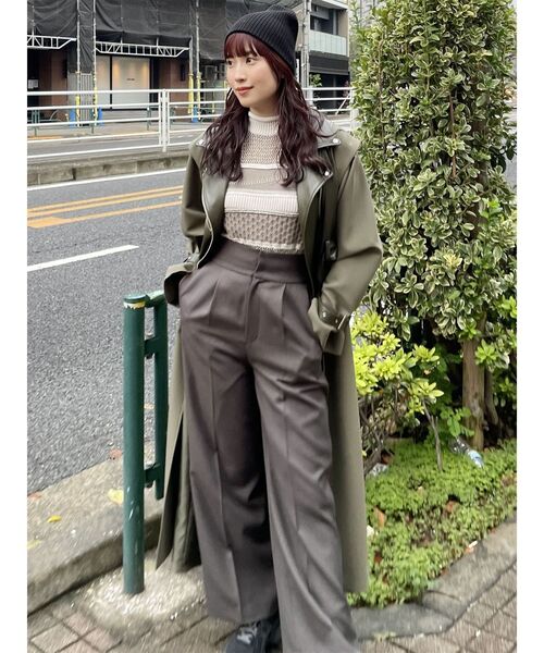 【セール】【SET UP対応】パウダーツイルタックパンツ（その他パンツ）｜MURUA（ムルーア）