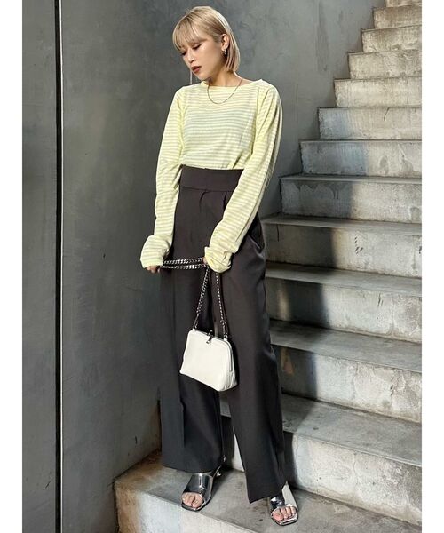 【セール】【SET UP対応】パウダーツイルタックパンツ（その他パンツ）｜MURUA（ムルーア）