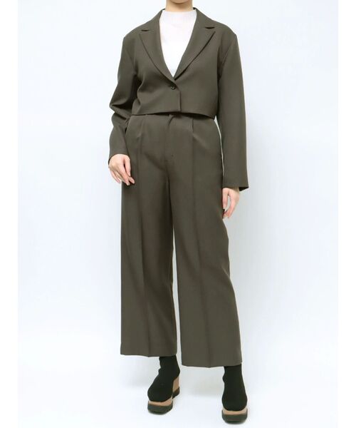 【セール】【SET UP対応】パウダーツイルタックパンツ（その他パンツ）｜MURUA（ムルーア）