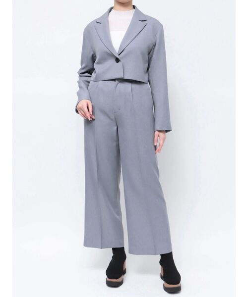 【セール】【SET UP対応】パウダーツイルタックパンツ（その他パンツ）｜MURUA（ムルーア）