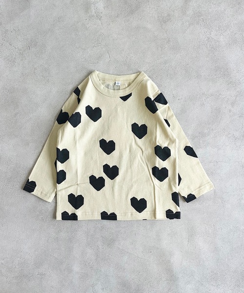 HOGAN RANCH WEAR(ホーガンランチウエア)の「ソウガラナガソデTシャツ(70~130cm)(Tシャツ/カットソー・キッズ・オフホワイト/グレー/ライトブルー/アイボリー/ピンク/オレンジ/その他1/その他2・110/120/70/100/80/90/95/130)」の9枚目の写真