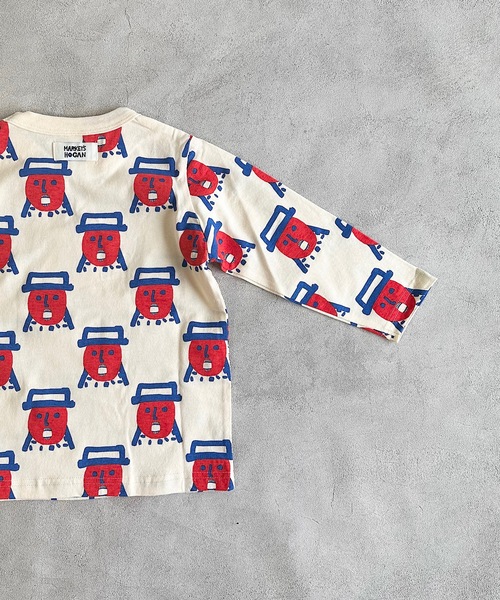 HOGAN RANCH WEAR(ホーガンランチウエア)の「ソウガラナガソデTシャツ(70~130cm)(Tシャツ/カットソー・キッズ・オフホワイト/グレー/ライトブルー/アイボリー/ピンク/オレンジ/その他1/その他2・110/120/70/100/80/90/95/130)」の19枚目の写真