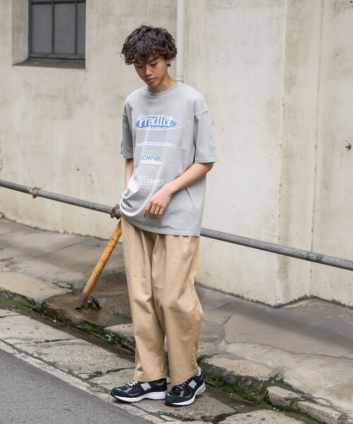 BEAMS HEART（ビームスハート）の「2タック ワイド チノ パンツ（チノパンツ・メンズ・ベージュ/オリーブ・MEDIUM/LARGE/SMALL）」の11枚目の写真