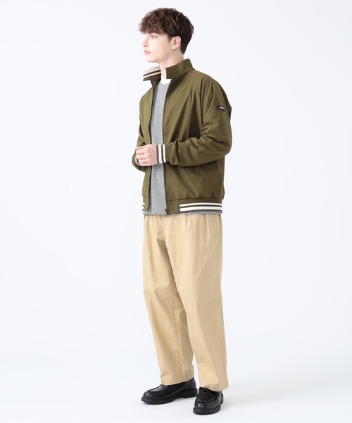 BEAMS HEART（ビームスハート）の「2タック ワイド チノ パンツ（チノパンツ・メンズ・ベージュ/オリーブ・MEDIUM/LARGE/SMALL）」の15枚目の写真