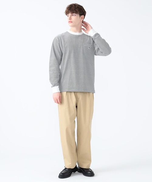 ビームスプラス　2タック　ワイドテーパードパンツ ビームスプラス 2タック ワイドテーパードパンツ BEAMS PLUS