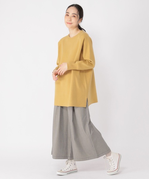 studio CLIP（スタディオクリップ）の「12ゲージフルニードルチュニック（ニット/セーター・レディース・ライトグリーン/ライトグレー/グレー/イエロー・FREE）」の7枚目の写真