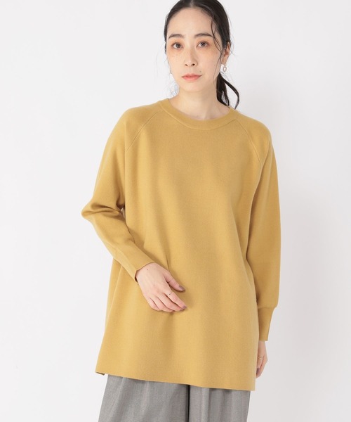 studio CLIP（スタディオクリップ）の「12ゲージフルニードルチュニック（ニット/セーター・レディース・ライトグリーン/ライトグレー/グレー/イエロー・FREE）」の11枚目の写真