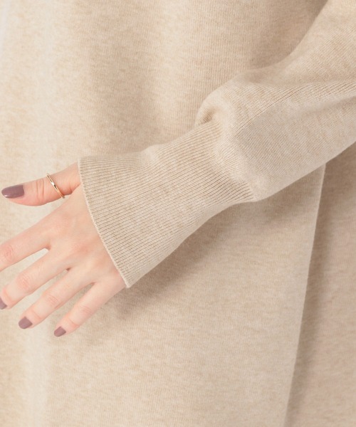 studio CLIP（スタディオクリップ）の「12ゲージフルニードルチュニック（ニット/セーター・レディース・ライトグリーン/ライトグレー/グレー/イエロー・FREE）」の18枚目の写真