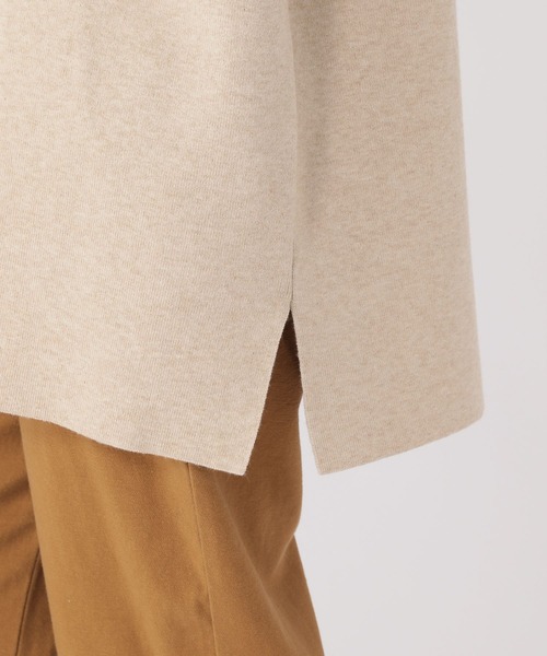 studio CLIP（スタディオクリップ）の「12ゲージフルニードルチュニック（ニット/セーター・レディース・ライトグリーン/ライトグレー/グレー/イエロー・FREE）」の19枚目の写真