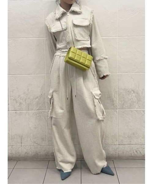 セール】SPRING TWEED CROP JK スプリング ツイード クロップ