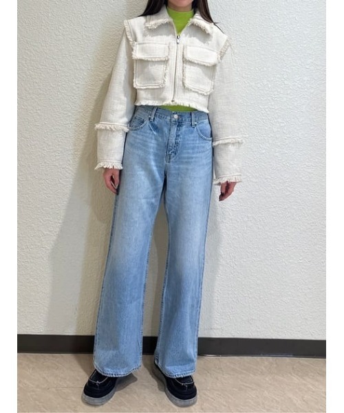 シップス　ツイードJK 美品です セール】SPRING TWEED CROP JK スプリング ツイード クロップ