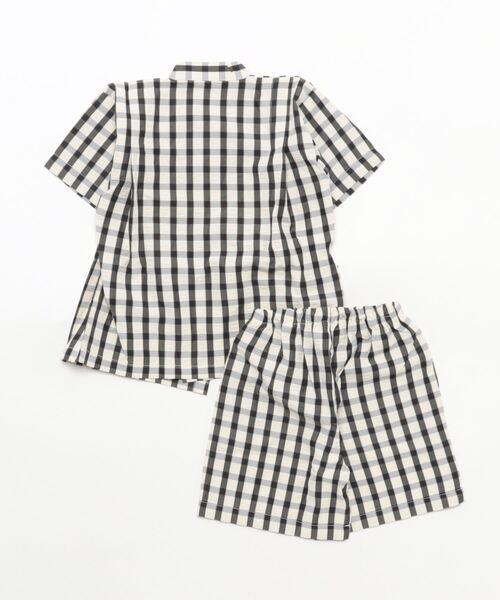 サッカーギンガム甚平(浴衣)|maarook(マルーク) サッカーギンガム甚平(浴衣)|maarook(マルーク)