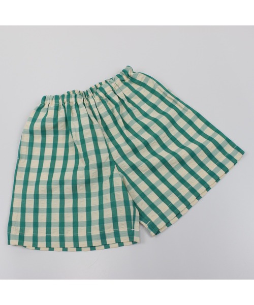 サッカーギンガム甚平(浴衣)|maarook(マルーク) サッカーギンガム甚平(浴衣)|maarook(マルーク)